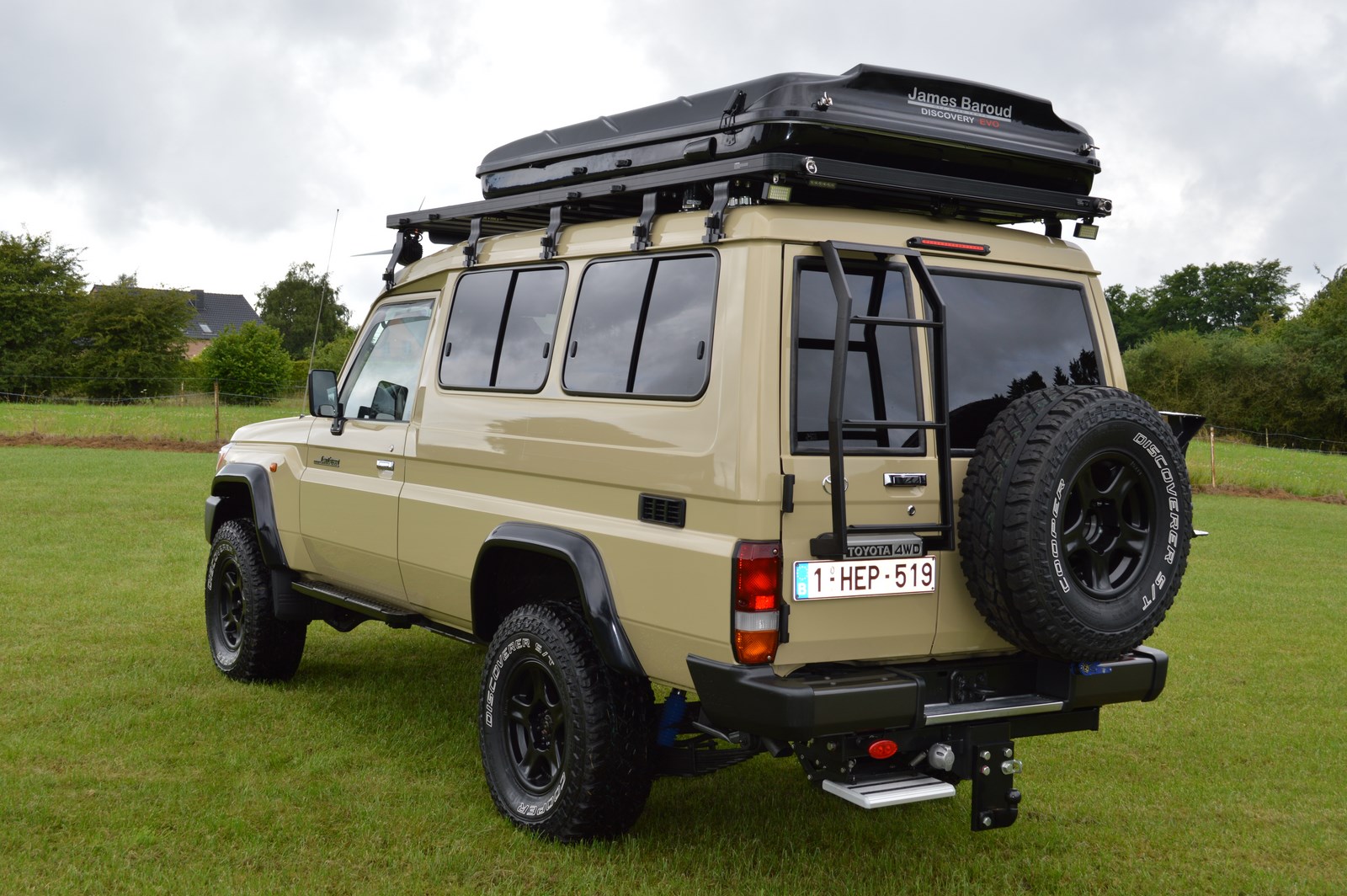 Toyota land cruiser hZJ78 james baroud discovery Daktenten
